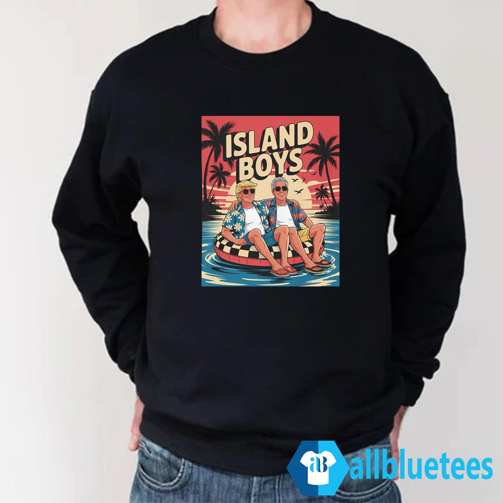 Trump Epstein Island Boys Shirt