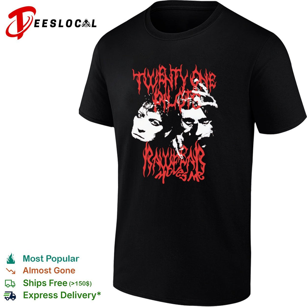 Twenty One Pilots and Rattlehead moves me shirt