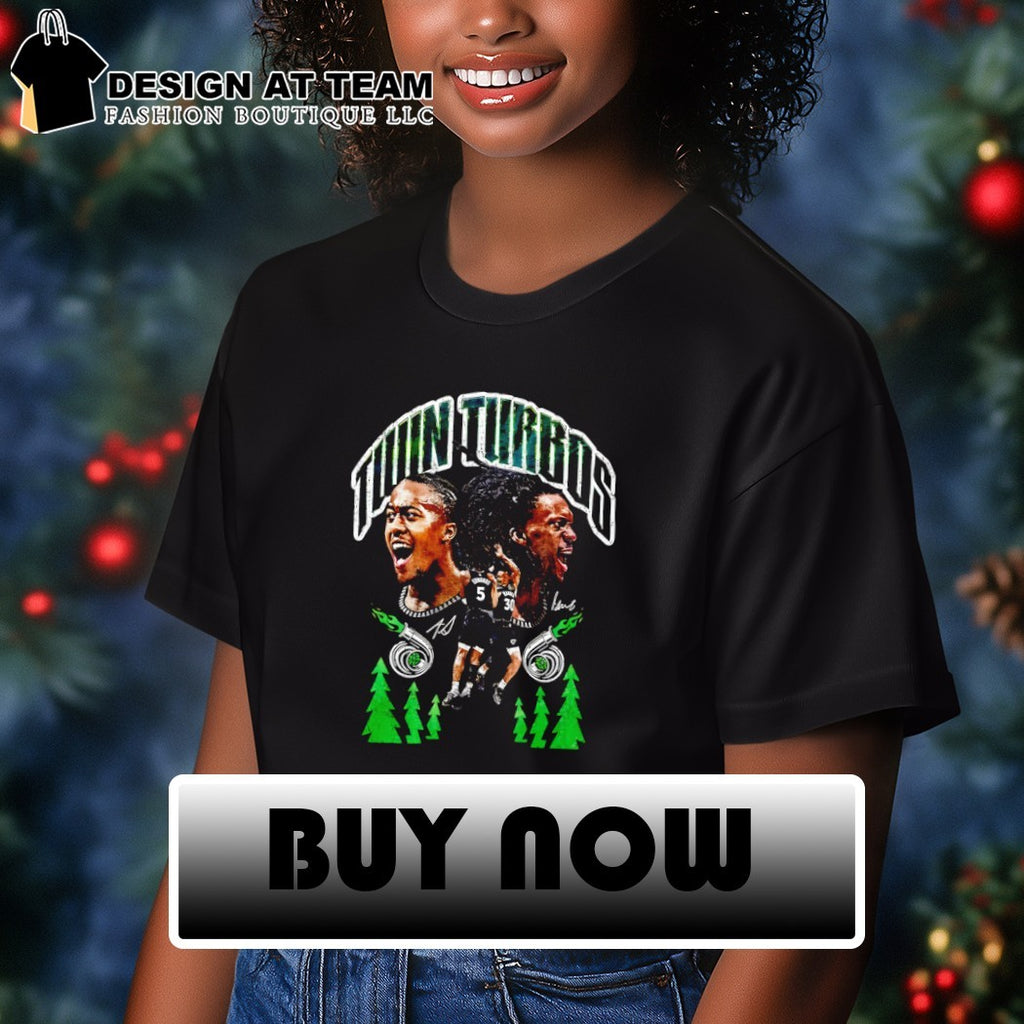 Twin Turbos Minnesota Timberwolves Basketball signatures shirt