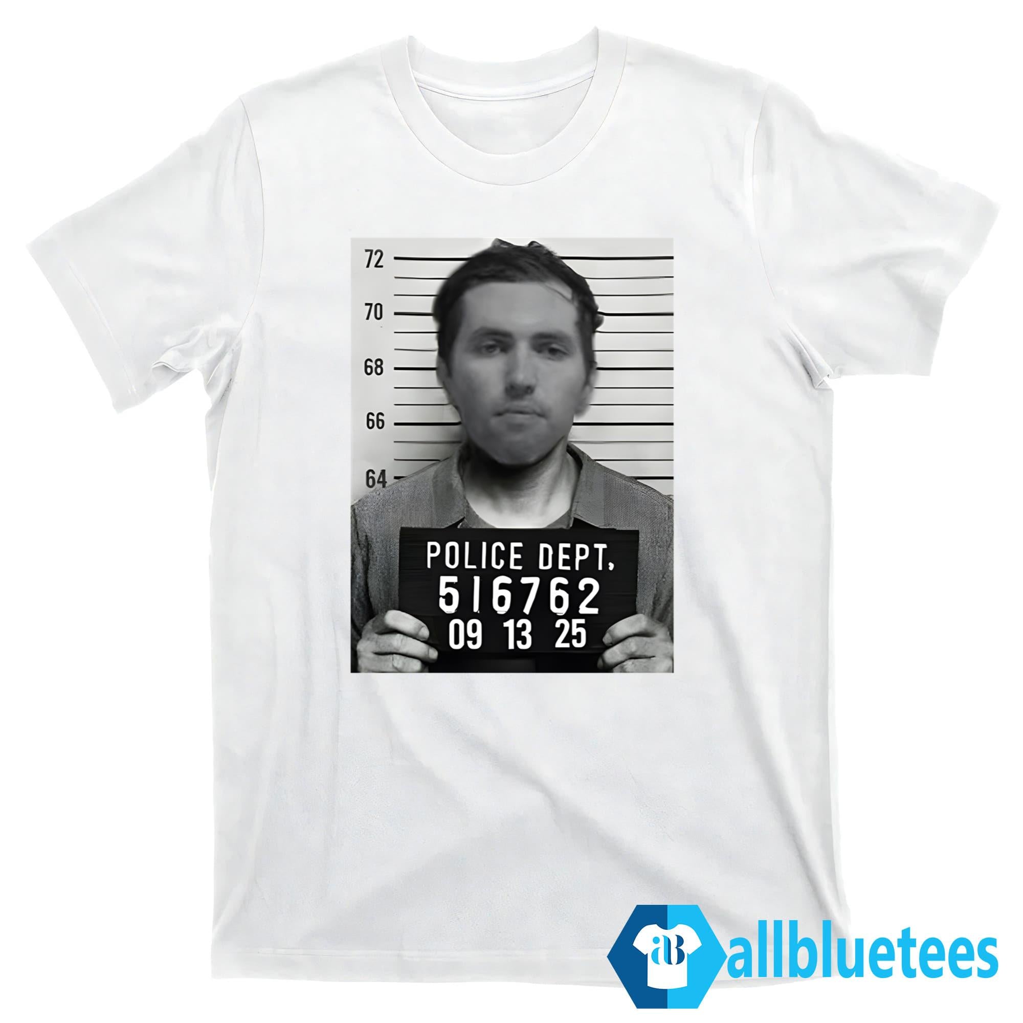 Tyler Robinson Mugshot Shirt
