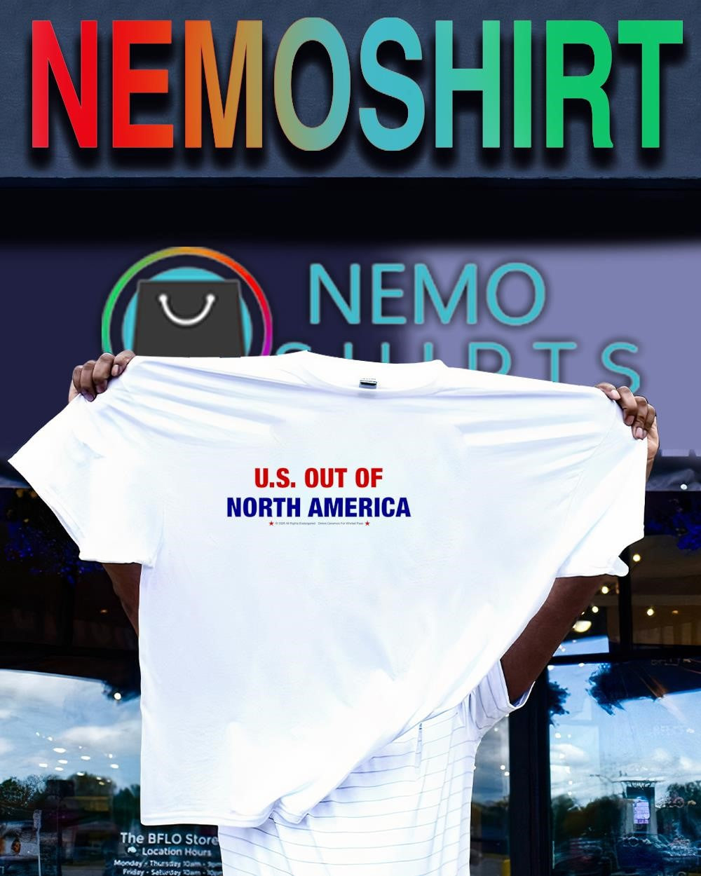 U.S. Out Of North America shirt
