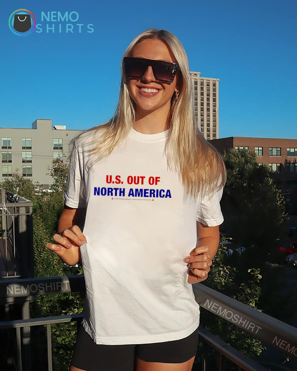 U.S. Out Of North America shirt