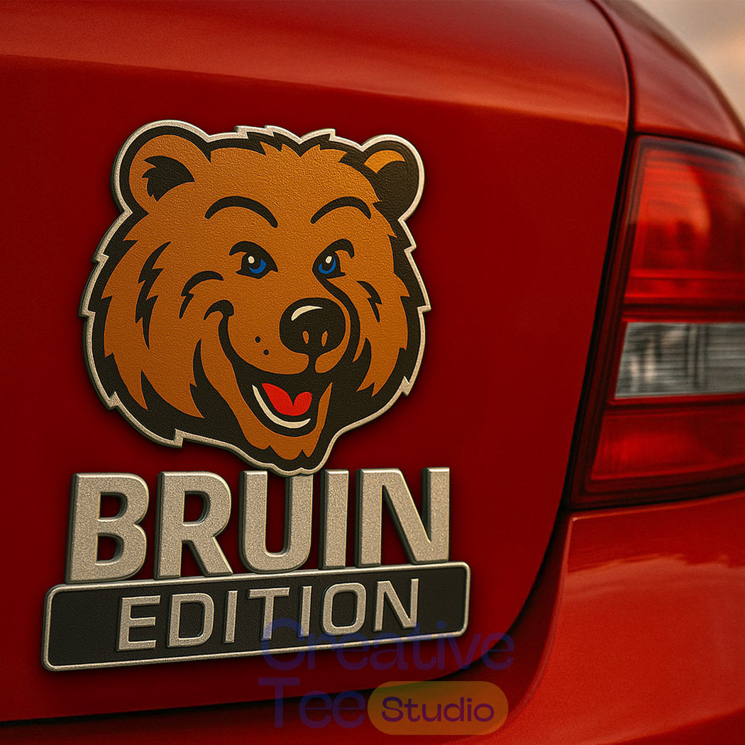 UCLA Bruins Custom Car Name Badge
