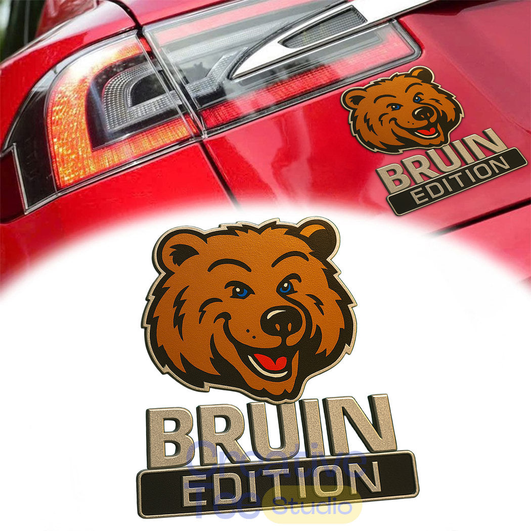 UCLA Bruins Custom Car Name Badge