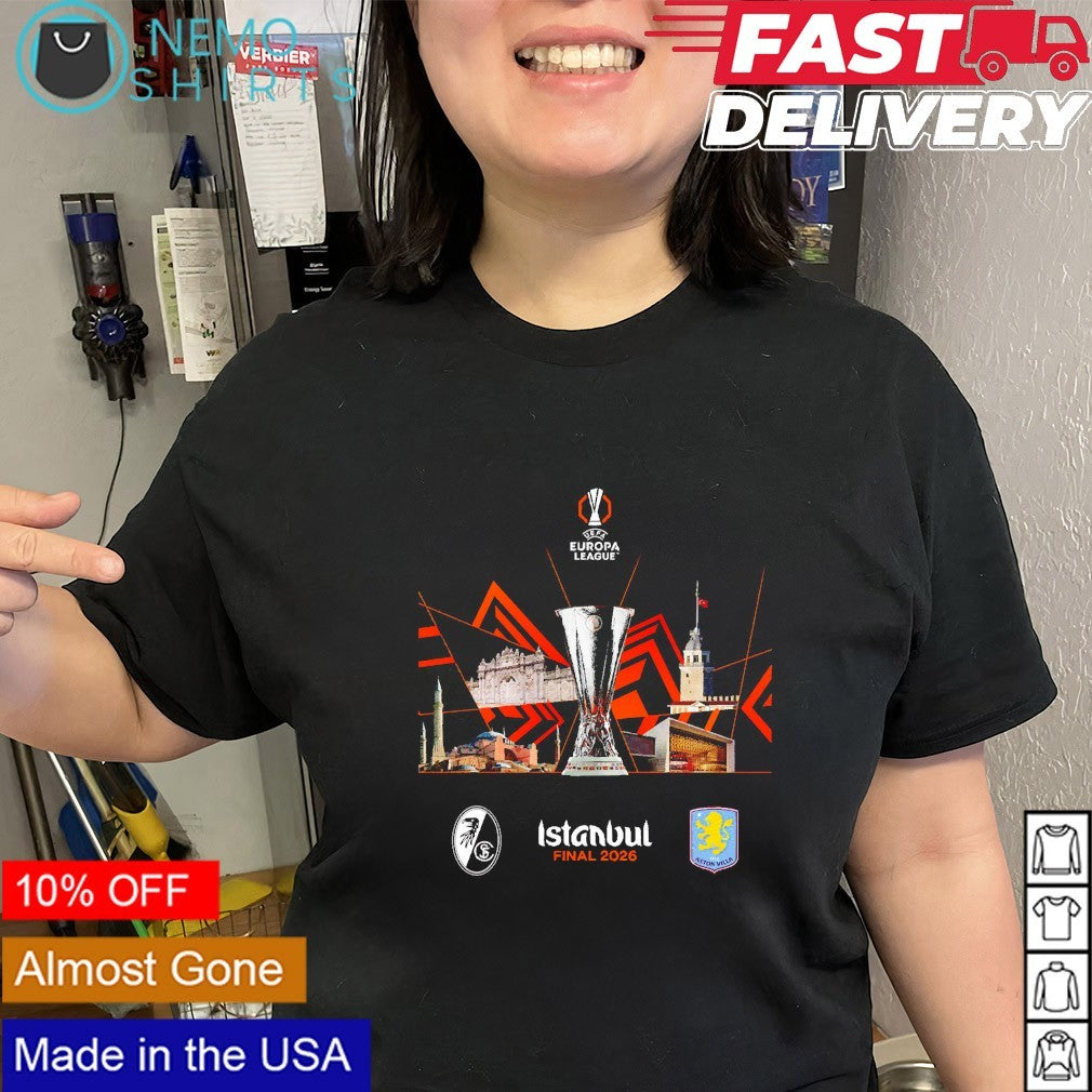 UEFA Europa League Istanbul final 2026 SC Freiburg vs Aston Villa shirt