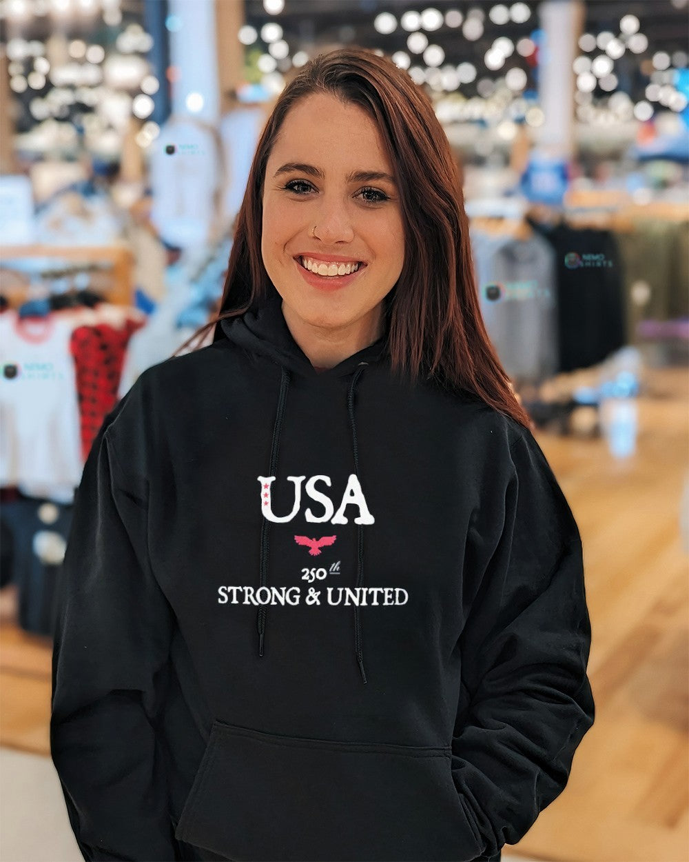 USA 250th strong and United shirt