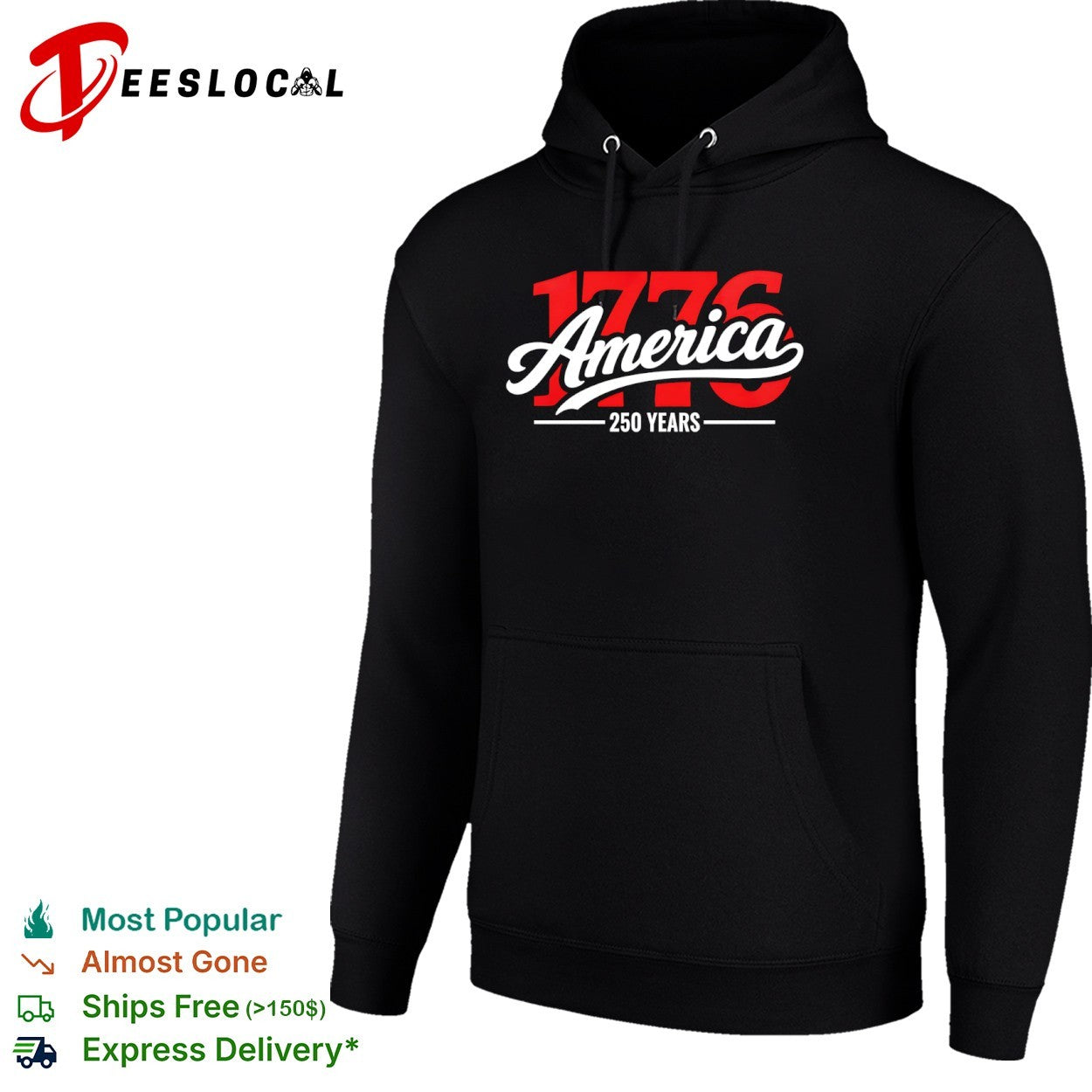 USA America 250 years only 1776 America 250 years shirt
