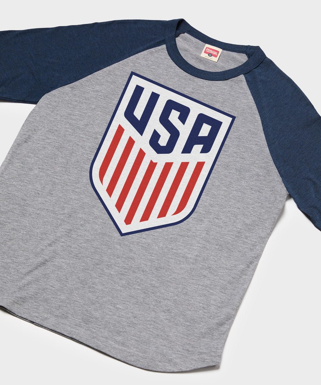 USA Crest Raglan