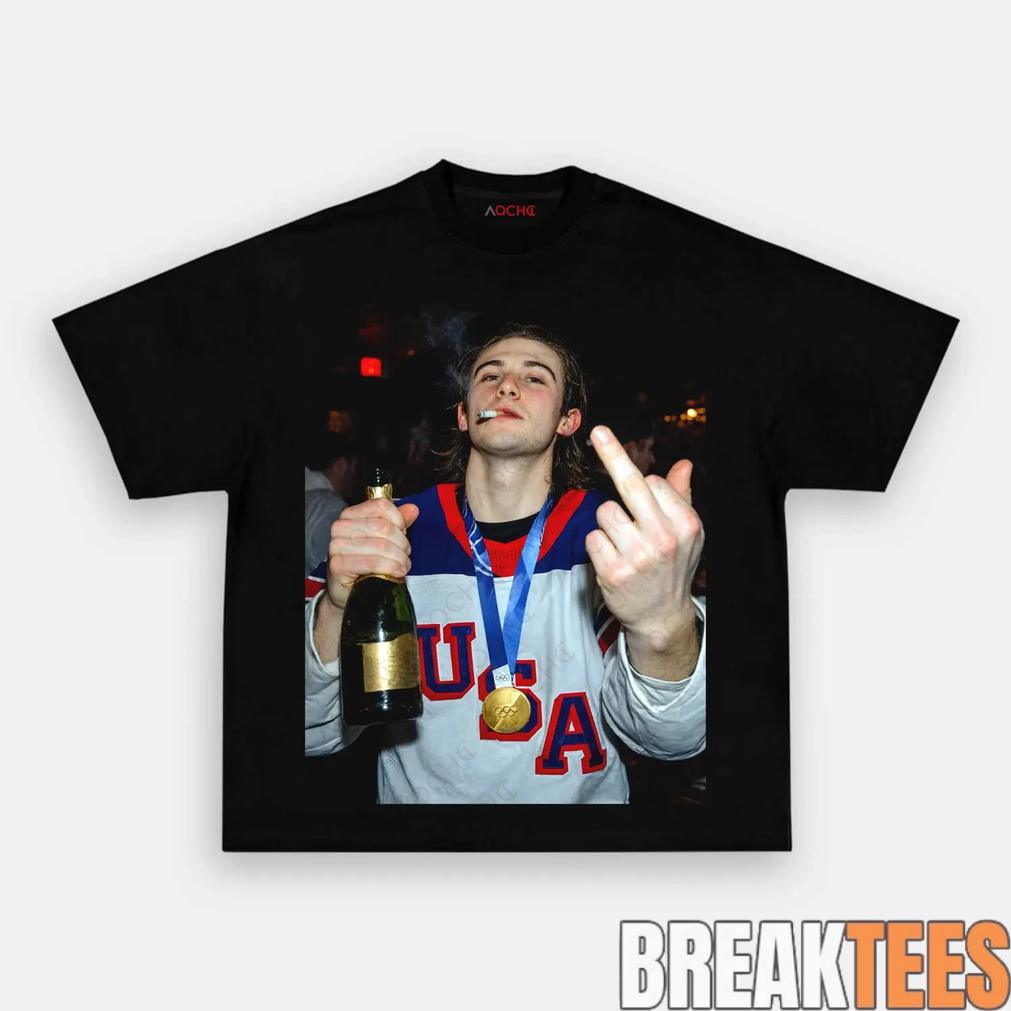 USA Hockey Jack Hughes Champion Graphic Shirt