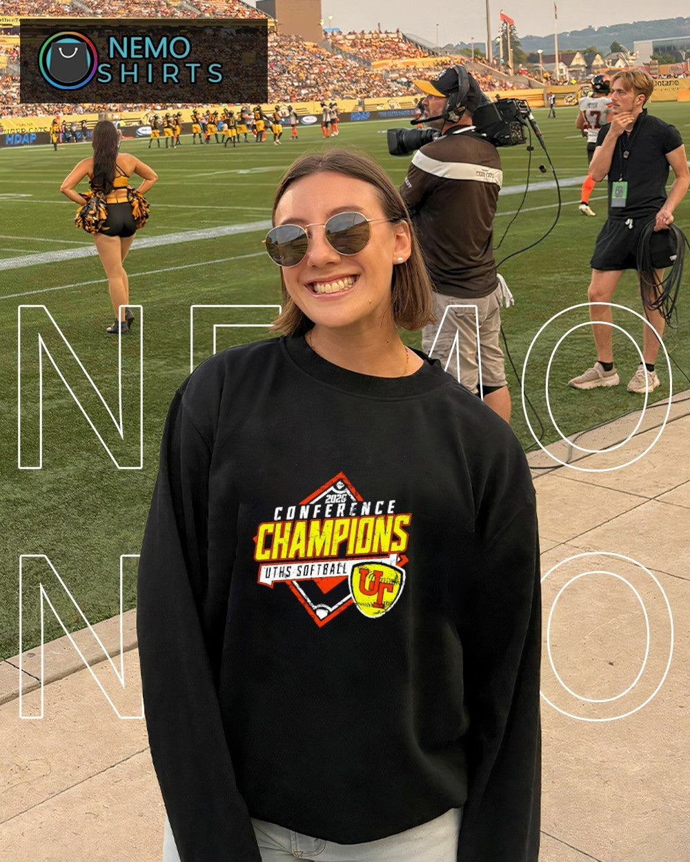 UTHS Softball 2026 Conference Champions logo shirt