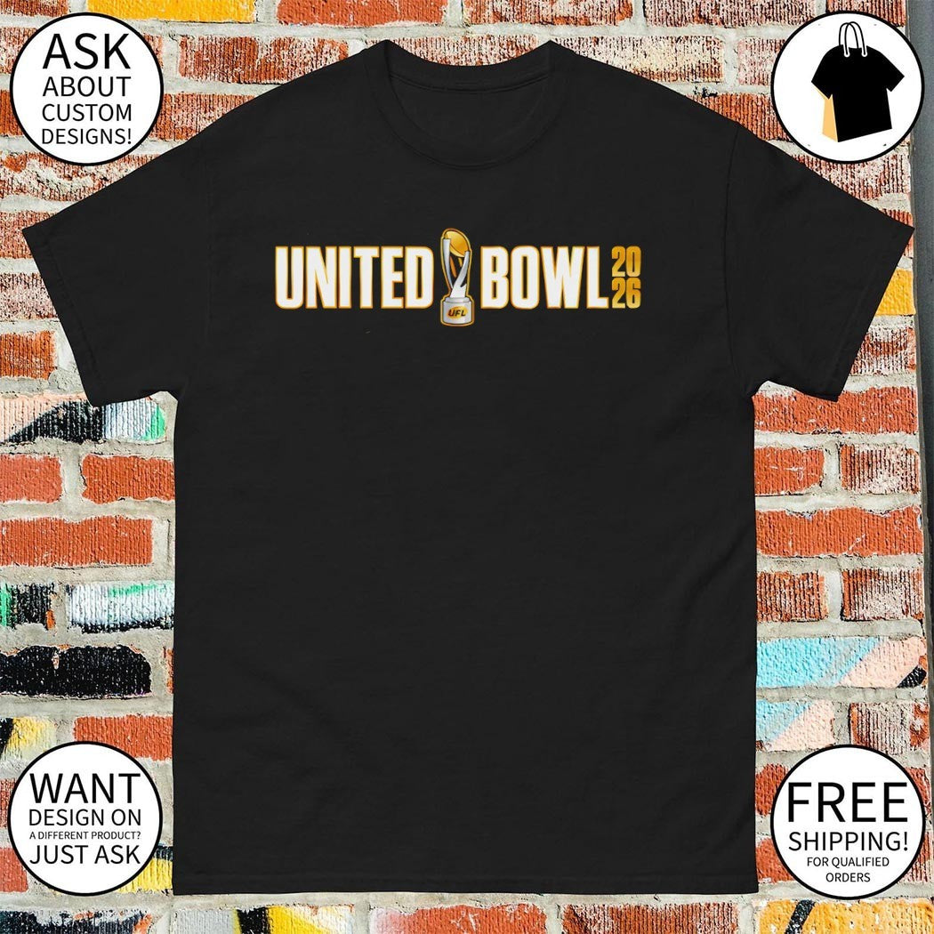 United Bowl Horizontal logo UFL 2026 shirt