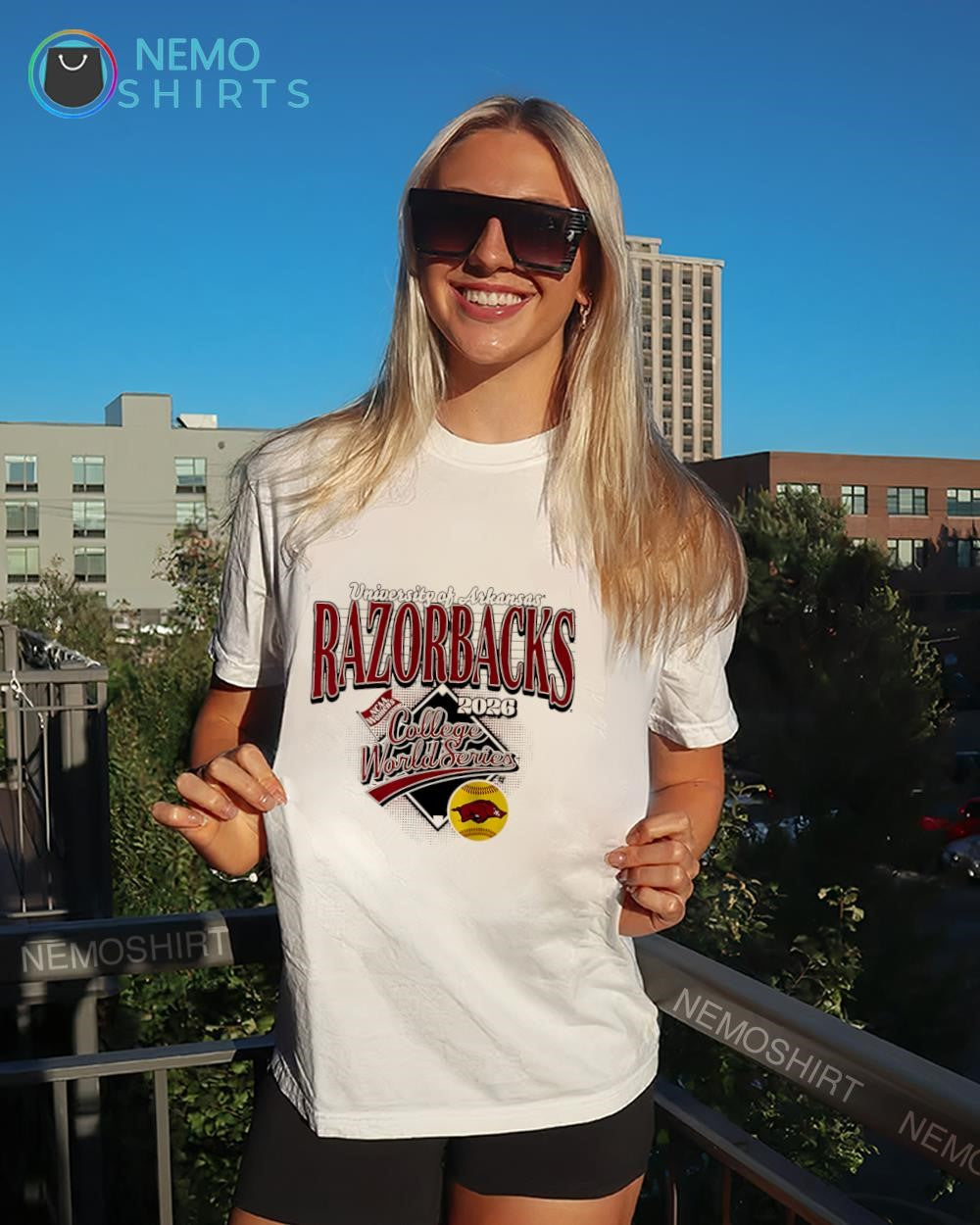 University of Arkansas Razorbacks softball 2026 women’s college world series shirt