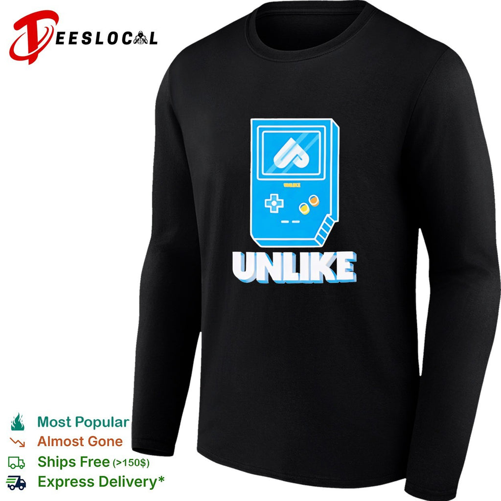 Unlike game console parody shirt