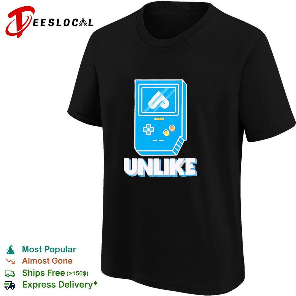Unlike game console parody shirt