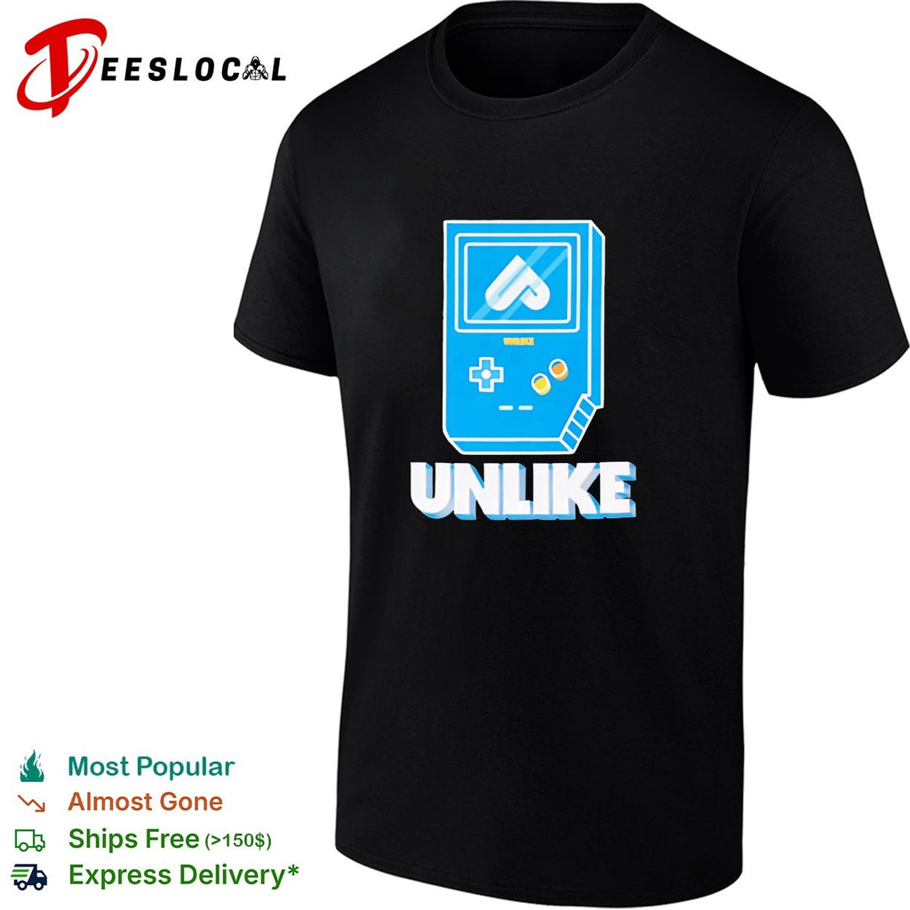 Unlike game console parody shirt