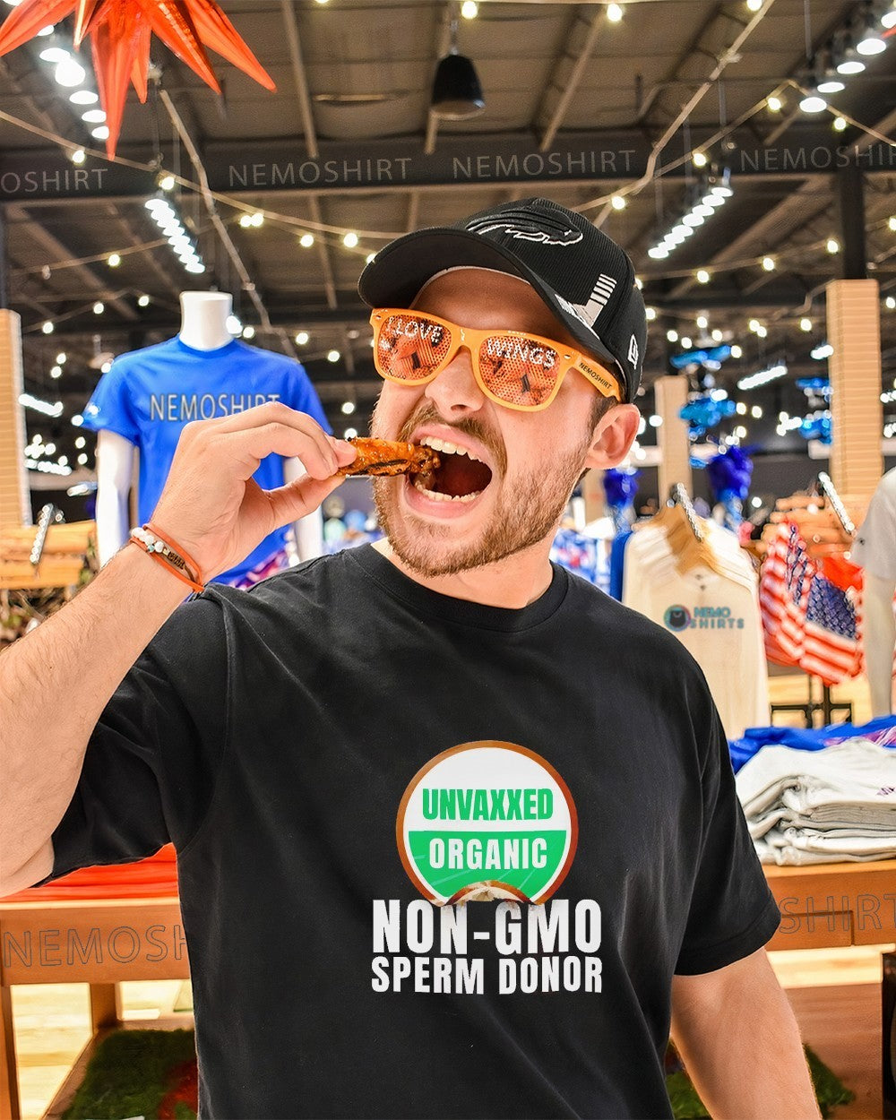Unvaxxed organic non gmo sperm donor shirt