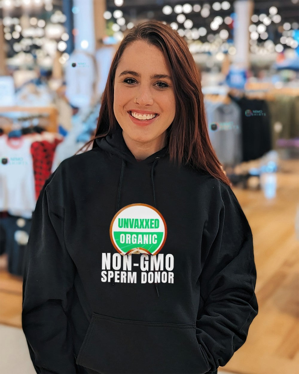 Unvaxxed organic non gmo sperm donor shirt