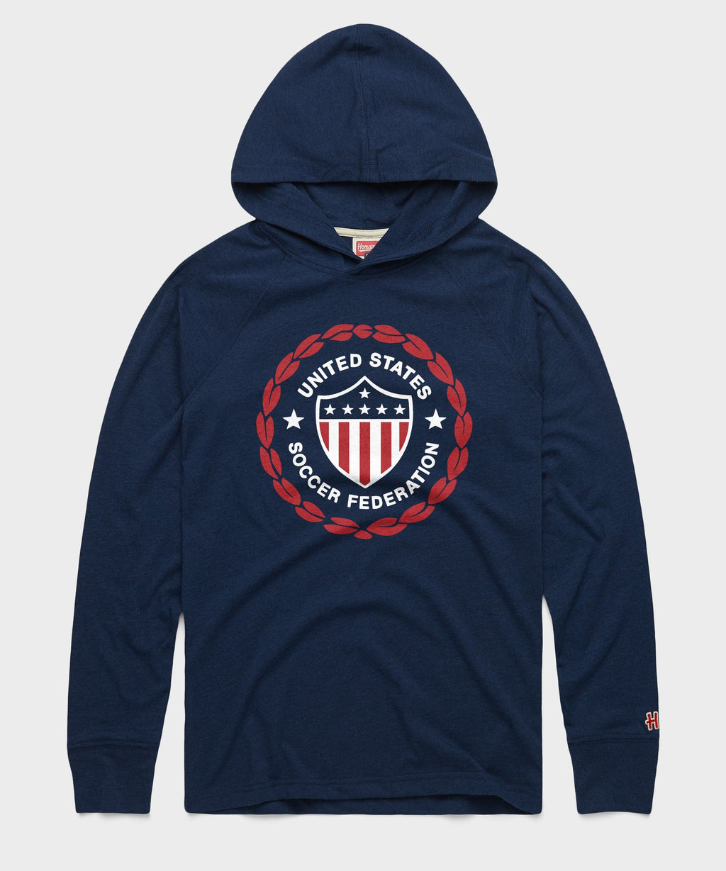 US Soccer 1986 Crest Lightweight Hoodie