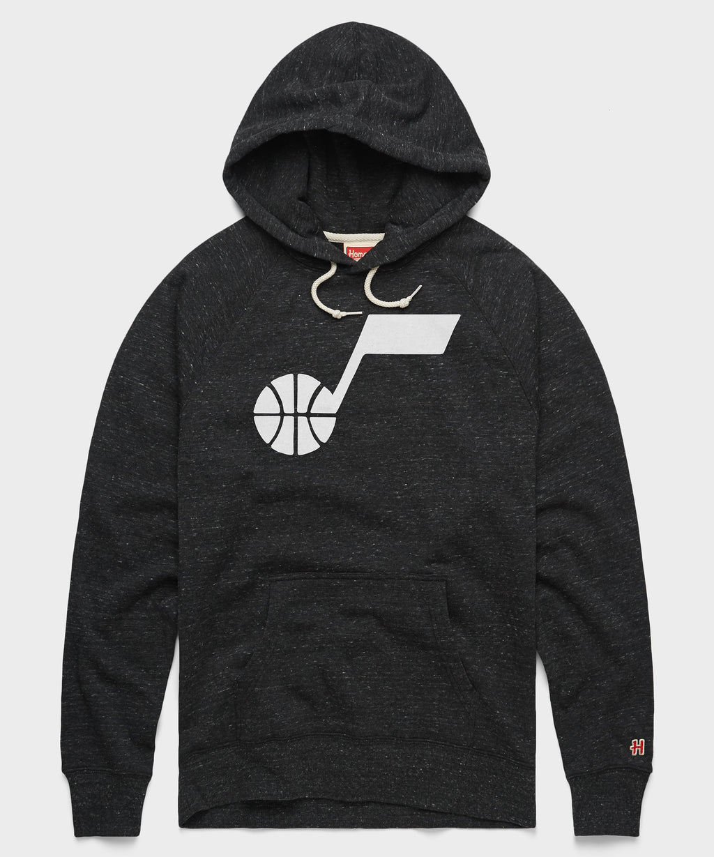 Utah Jazz Blacktop Logo Hoodie