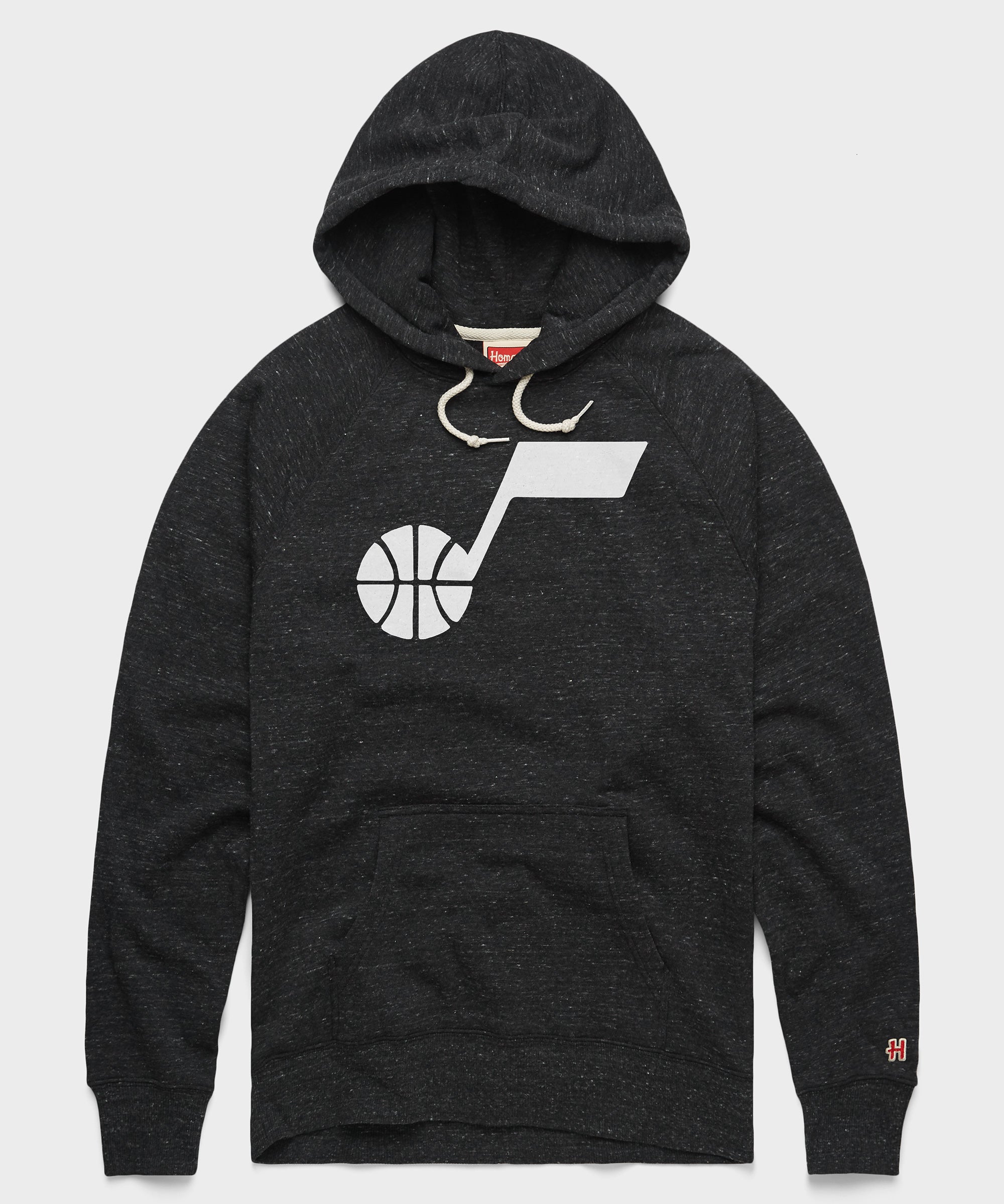 Utah Jazz Blacktop Logo Hoodie
