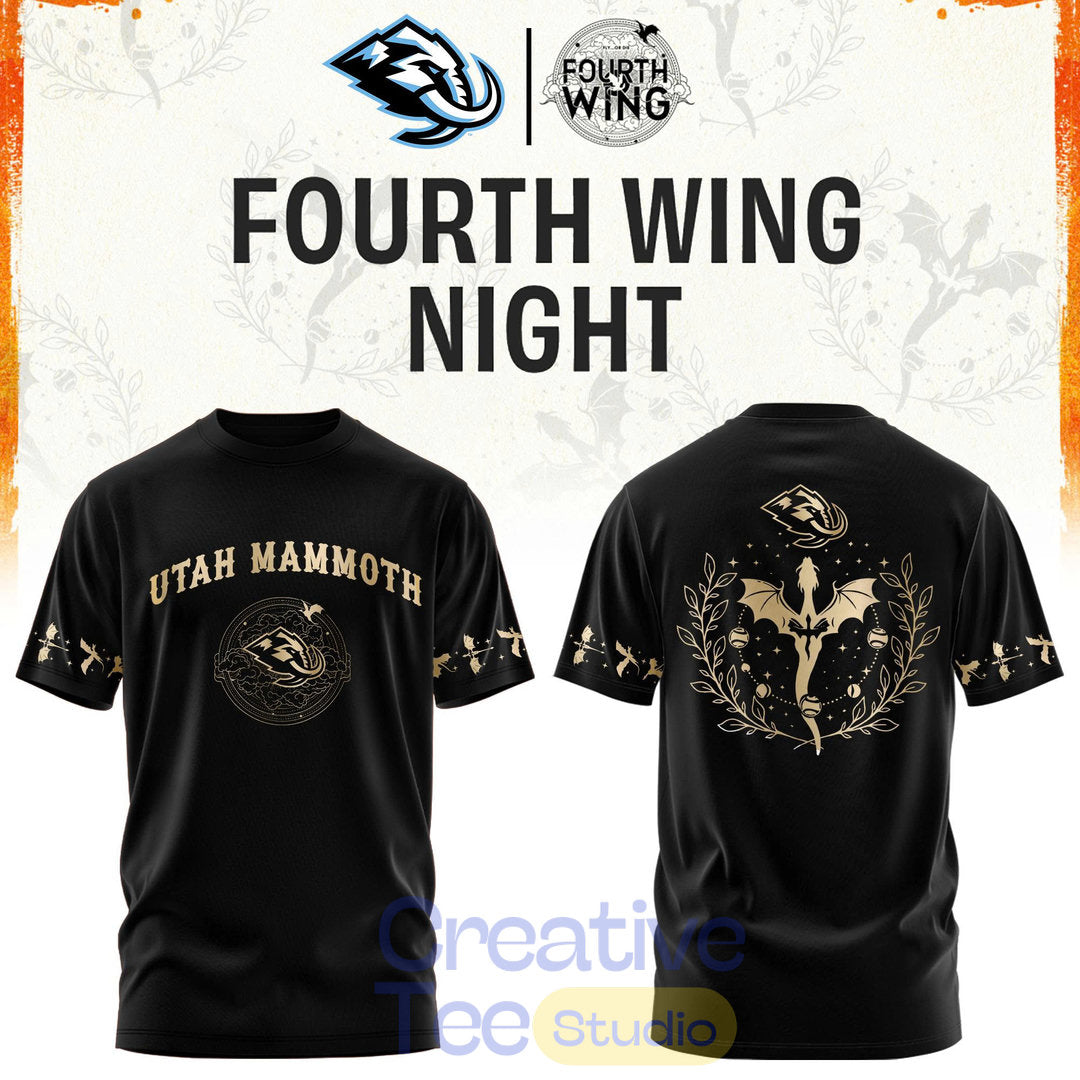 Utah Mammoth Fourth Wings Night Limited Edition Hoodie