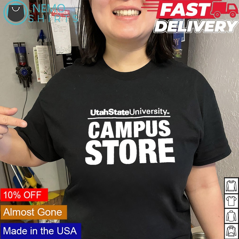 Utah State Aggies university campus store shirt