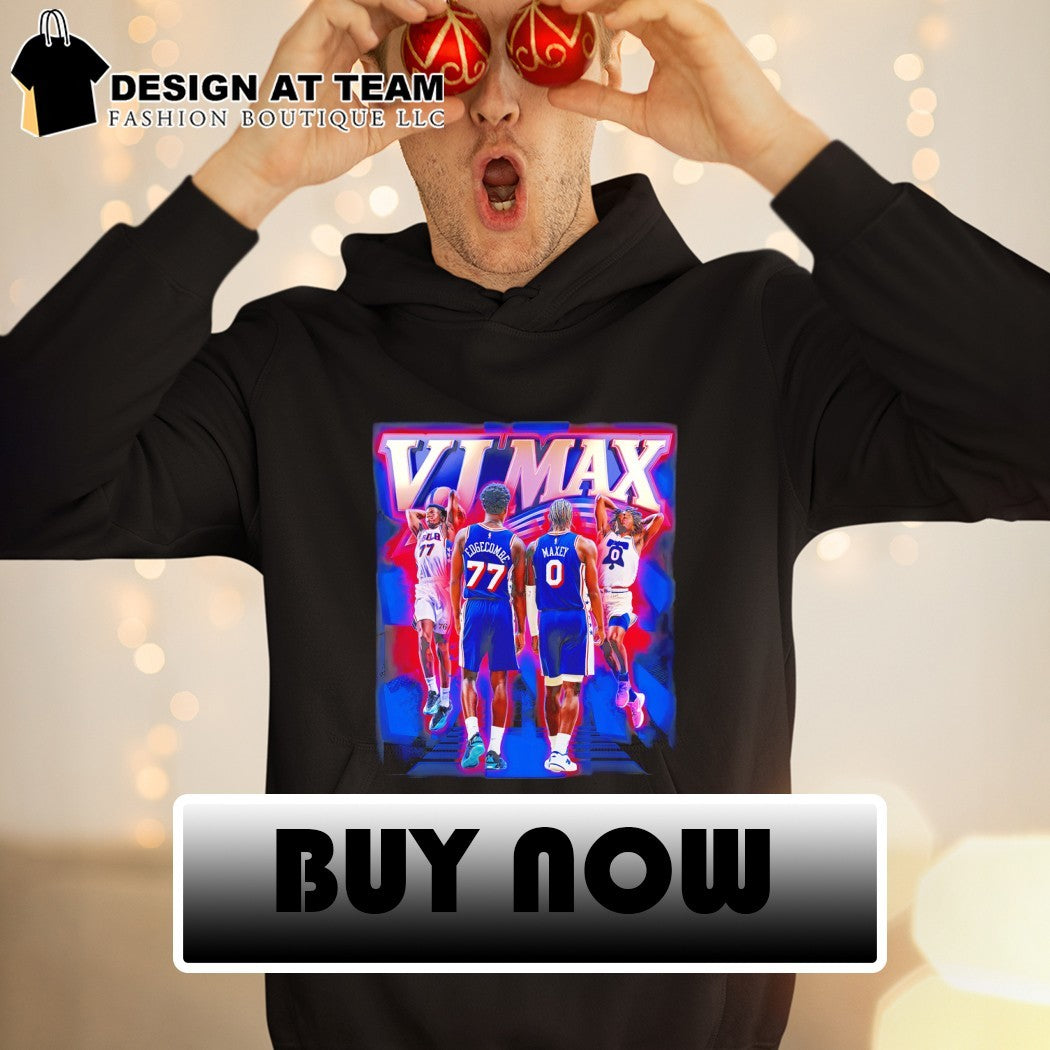 VJ Maxx Maxey Edgecombe Philadelphia 76ers Basketball NBA graphic shirt