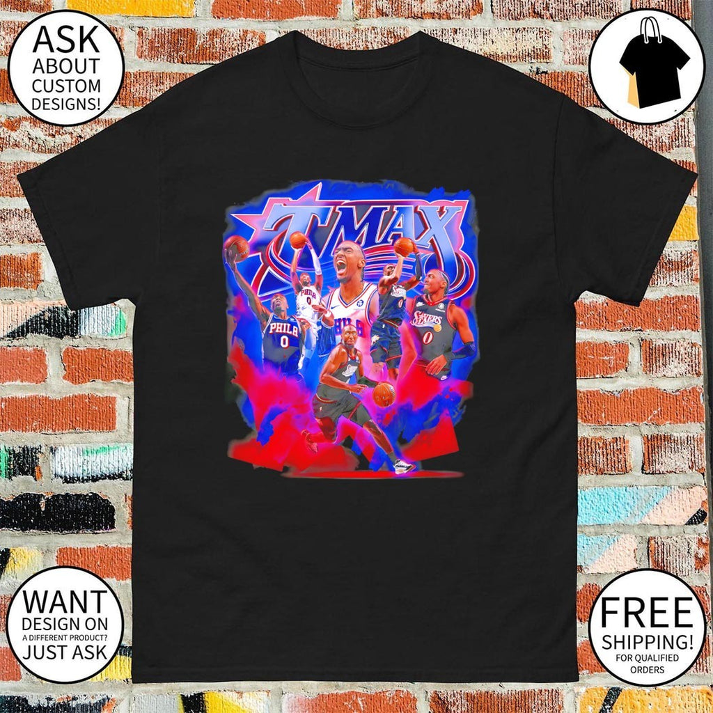 VJ Maxx Philadelphia 76ers Basketball NBA All Stars graphic shirt
