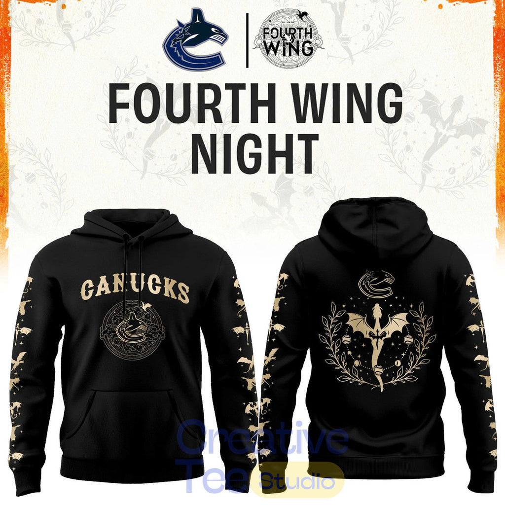 Vancouver Canucks Fourth Wings Night Limited Edition Hoodie