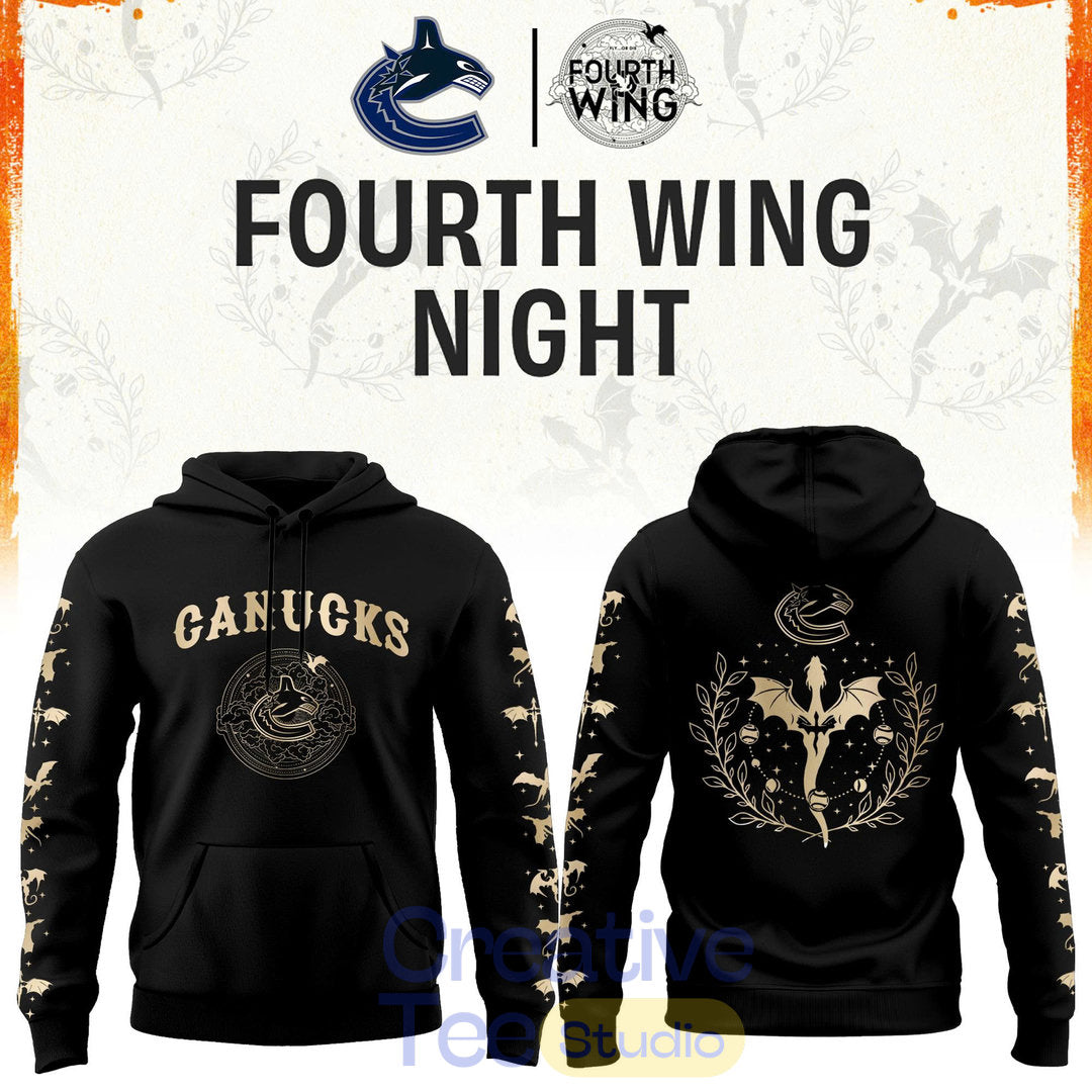 Vancouver Canucks Fourth Wings Night Limited Edition Hoodie