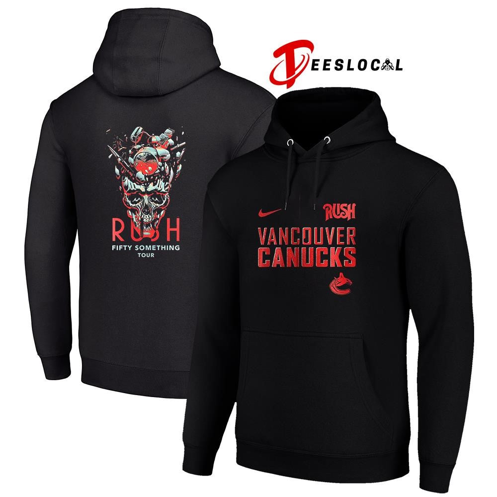 Vancouver Canucks Rush Fifty Something tour skull shirt