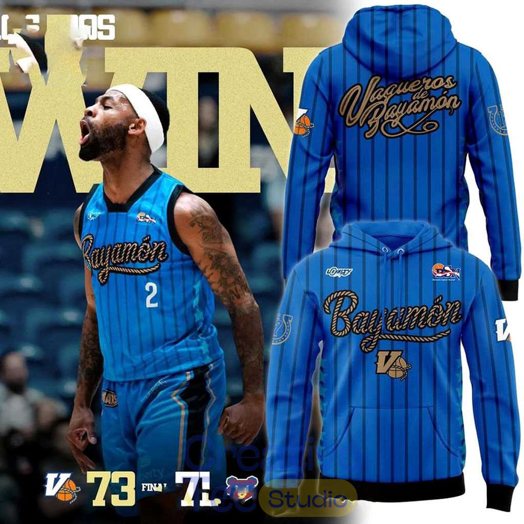 Vaqueros de Bayamon 2026 Another Win Striped Version Hoodie
