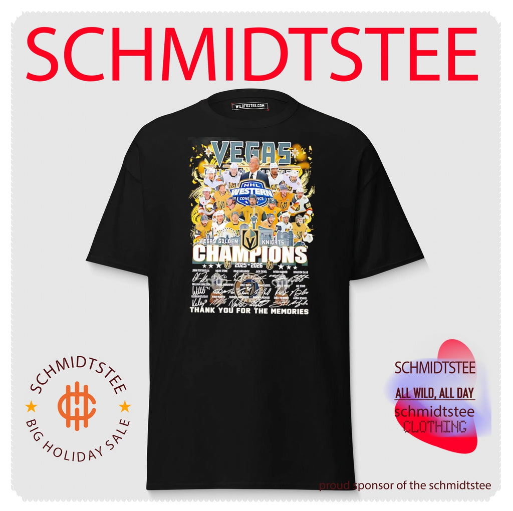 Vegas Golden Knights 2025 2026 thank you for the memories shirt