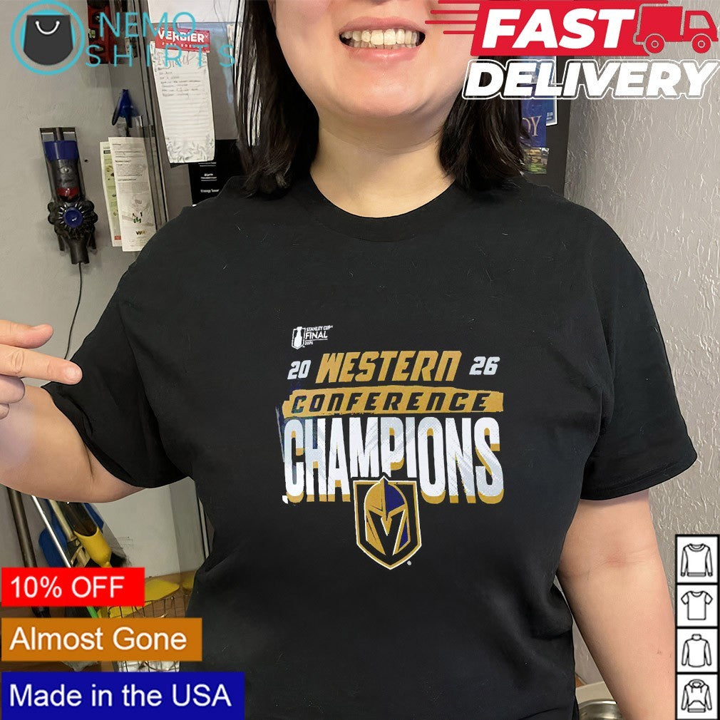 Vegas Golden Knights 2026 Western Conference champions shirt