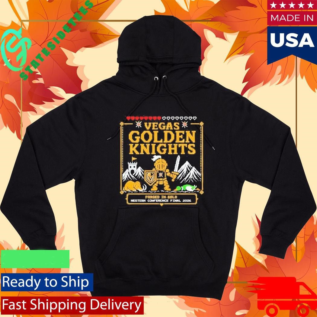 Vegas Golden Knights Forged In Gold Western Conference Final 2026 Shirt