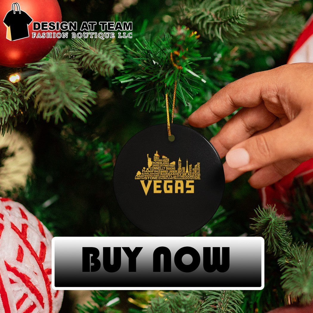Vegas Golden Knights Hockey Team Skyline Names NHL 2025 2026 shirt