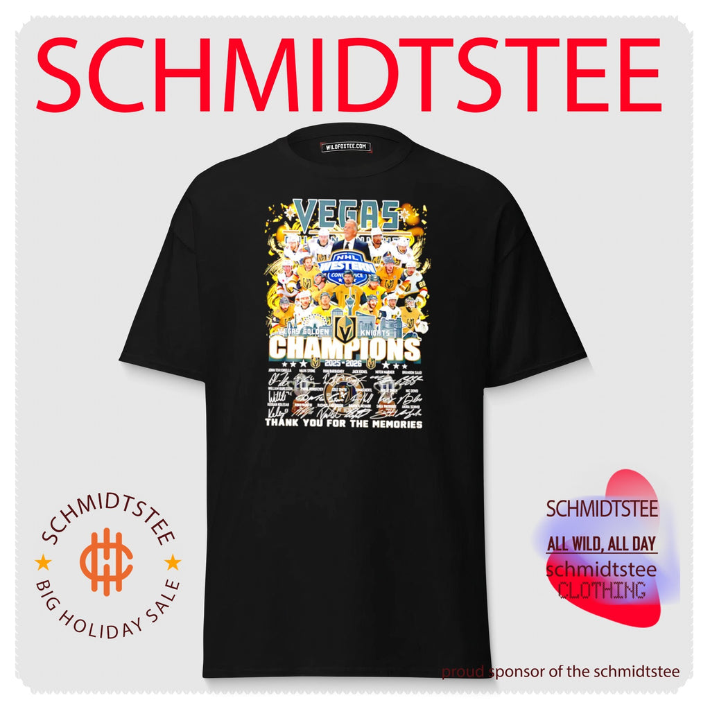 Vegas Golden Knights Western Conference Champions 2026 thank you for the memories shirt