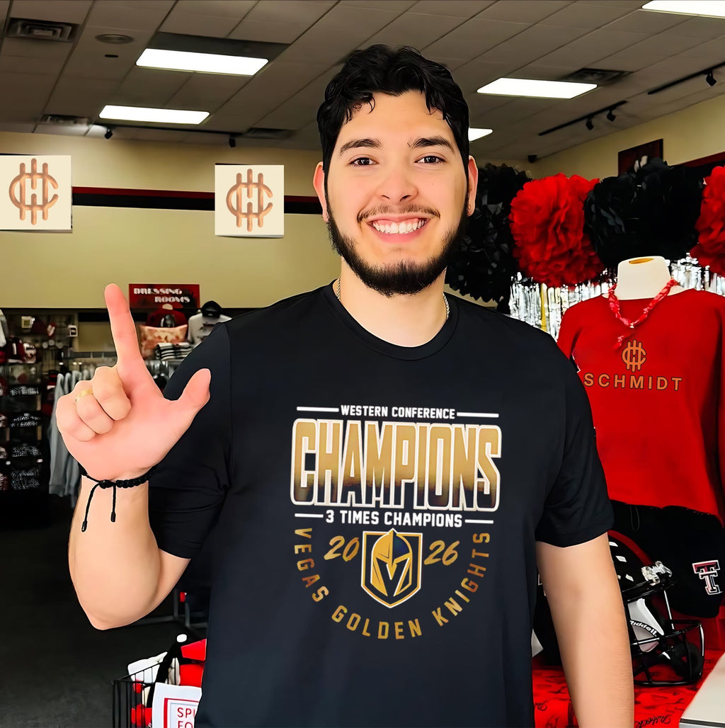 Vegas Golden Knights Western Conference Champions 3 Times Champions shirt