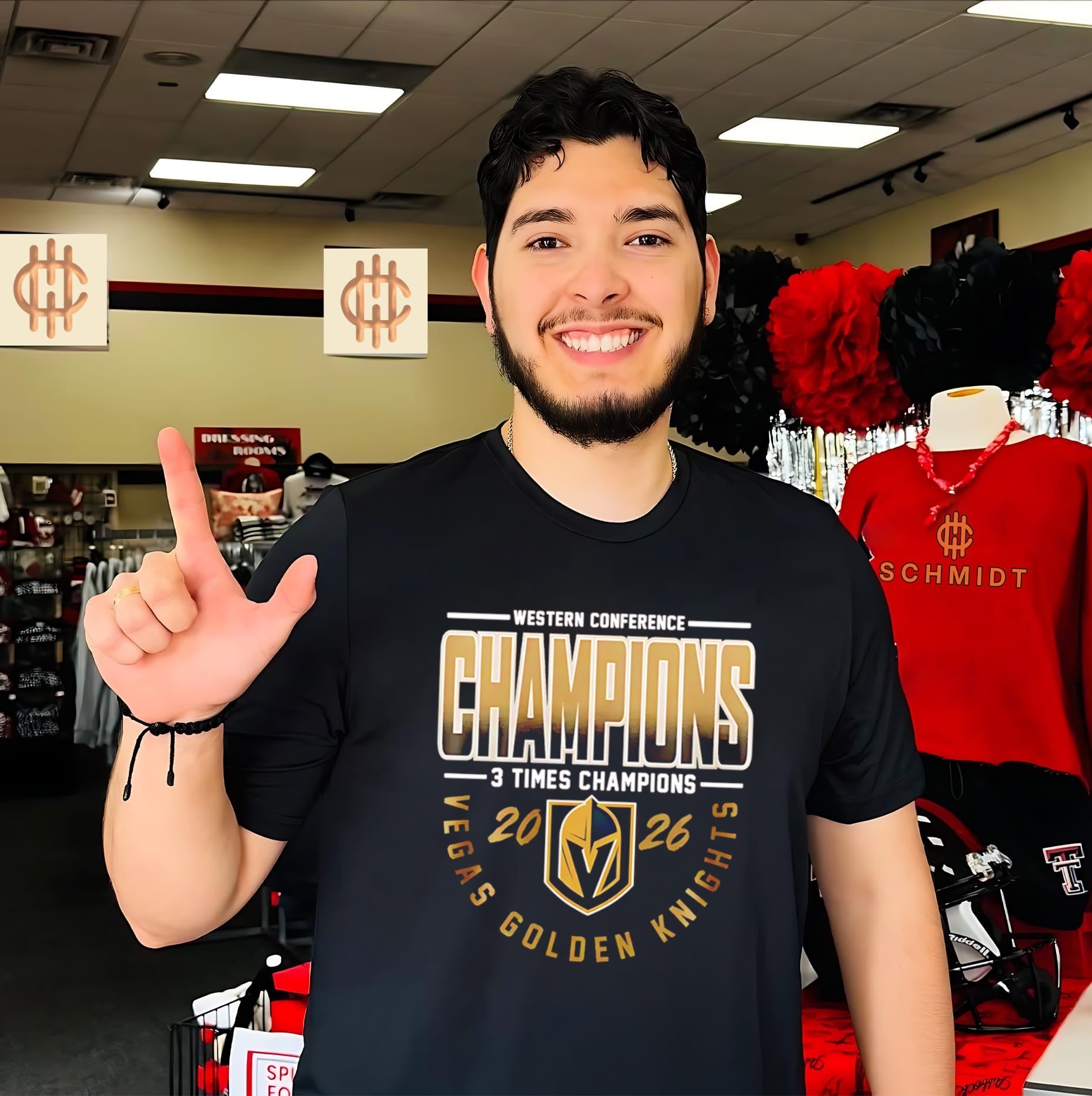 Vegas Golden Knights Western Conference Champions 3 Times Champions shirt