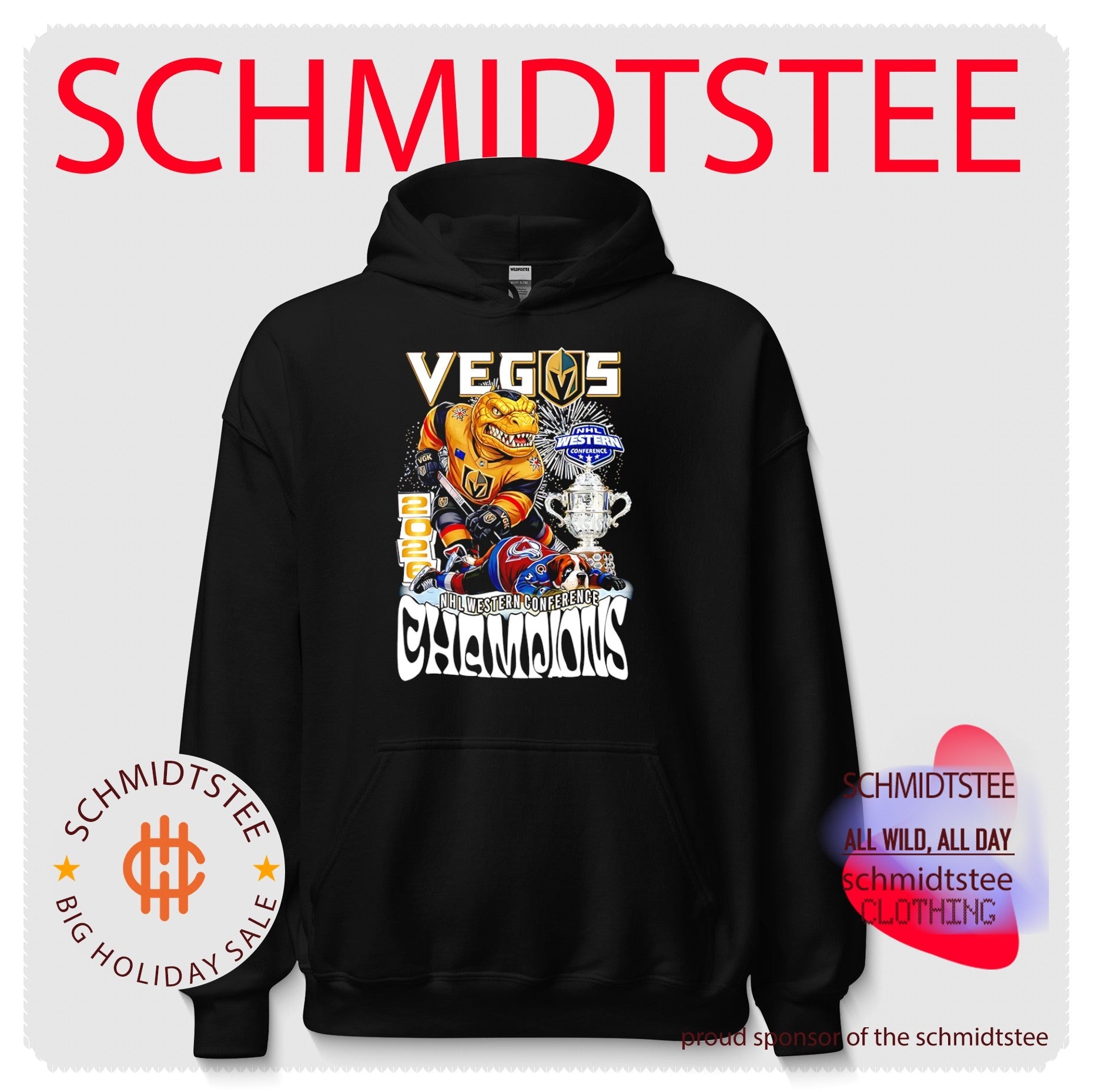 Vegas Golden Knights Western Conference Championship mascot shirt