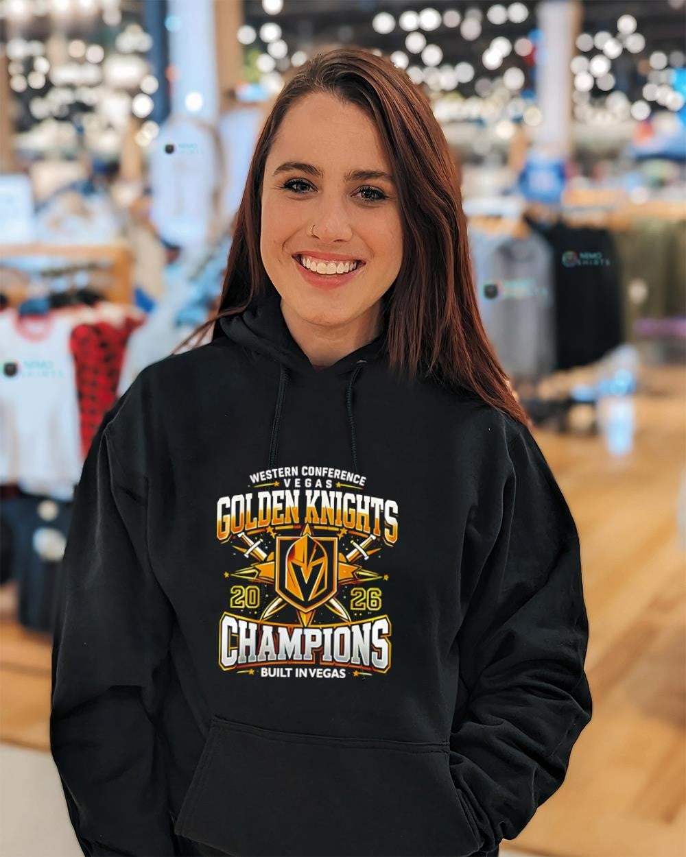 Vegas Golden Knights Western Conference Champs built in Vegas shirt