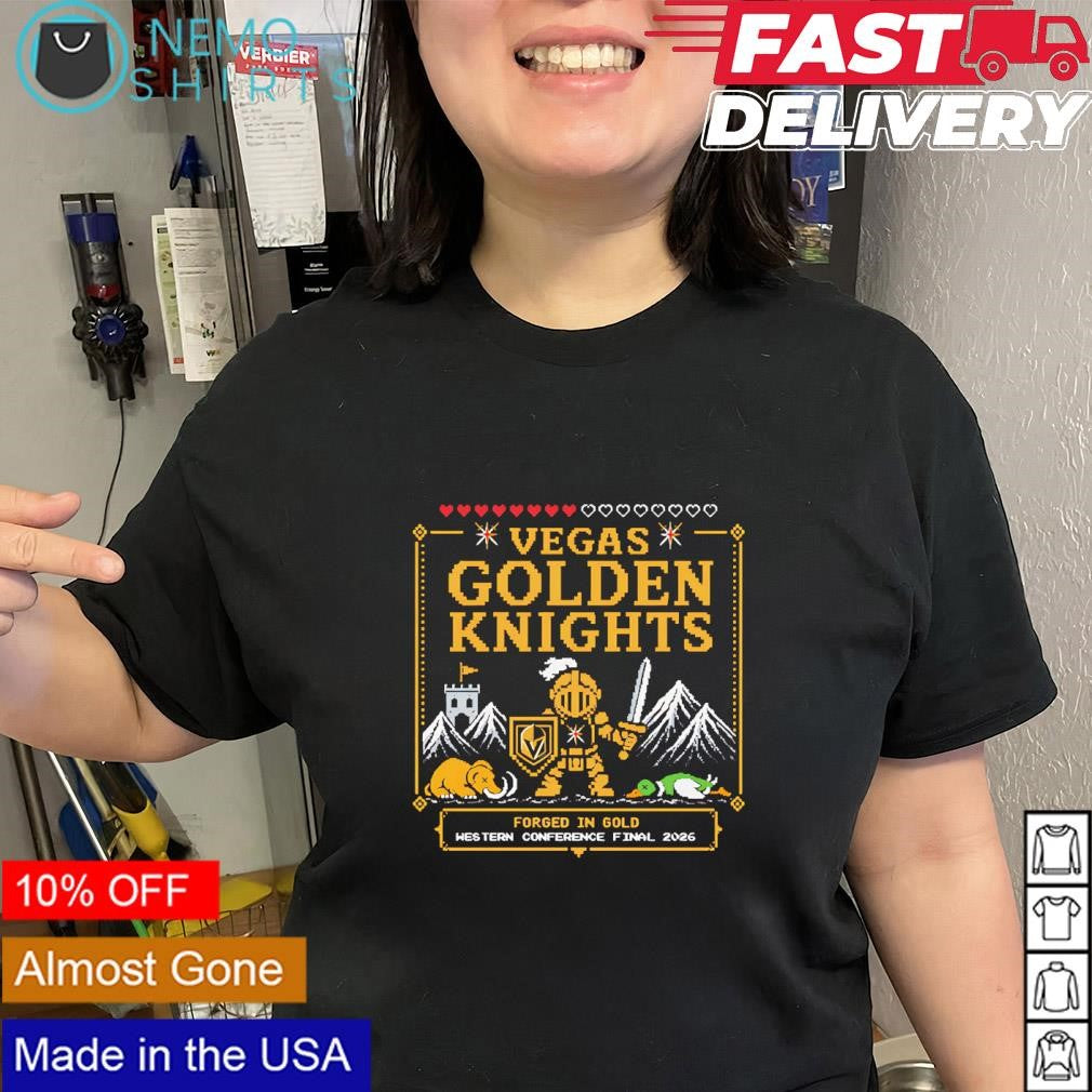 Vegas Golden Knights Western Conference Final 2026 retro shirt