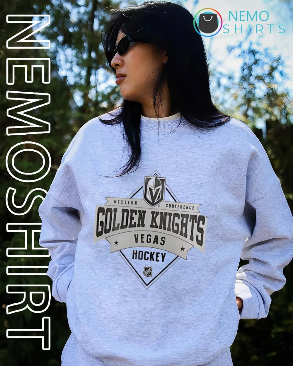 Vegas Golden Knights hockey Western Conference logo shirt