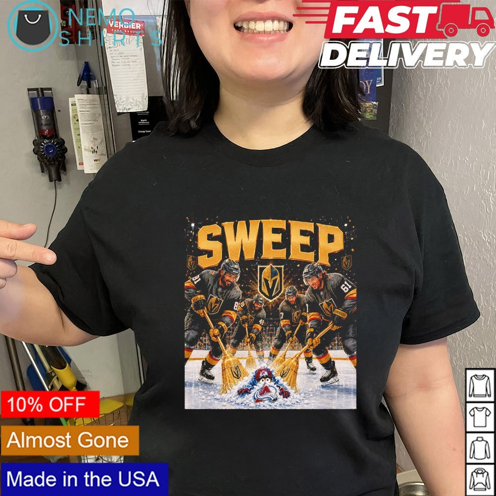 Vegas Golden Knights sweep Colorado Avalanche 2026 Western Conference champs shirt