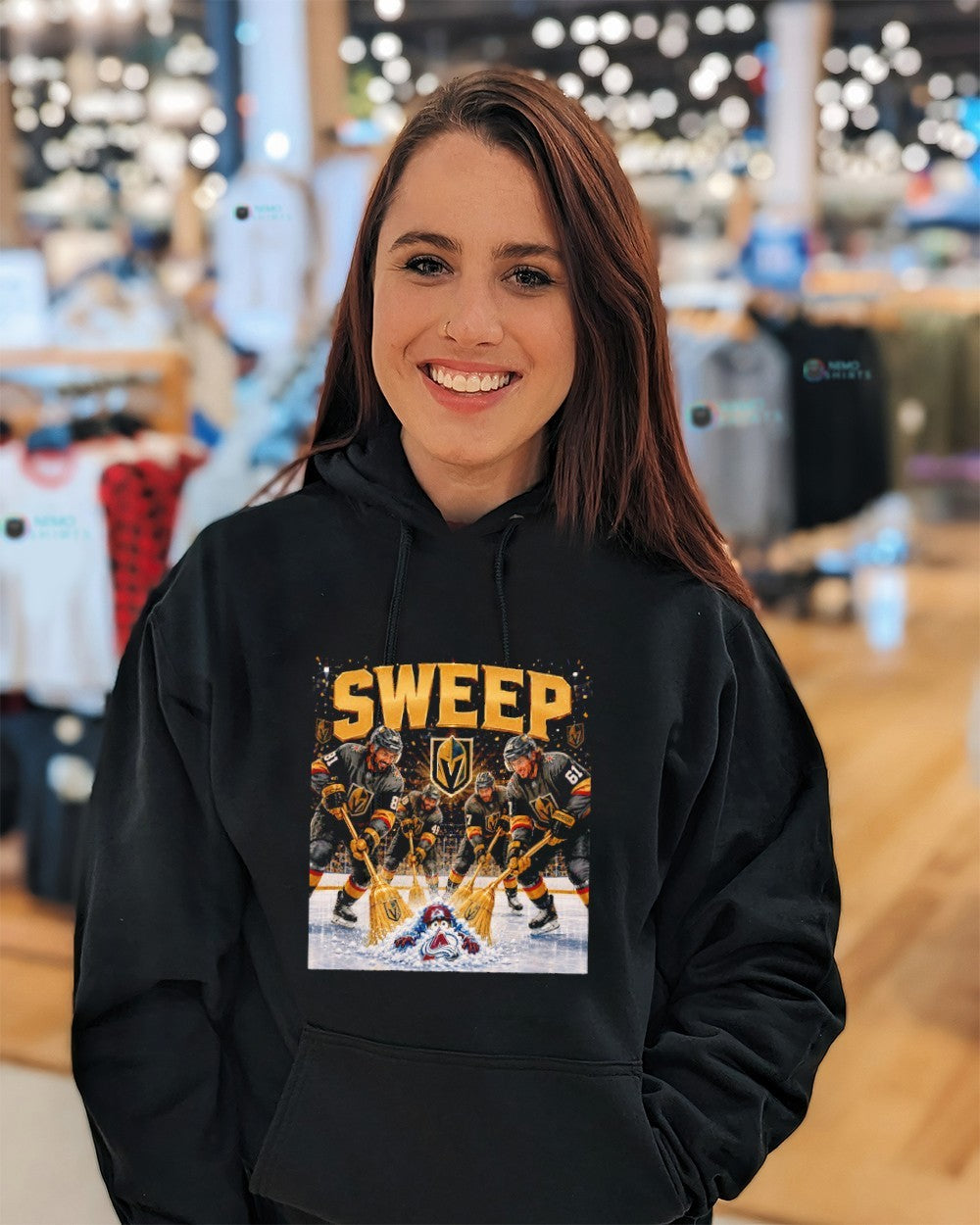 Vegas Golden Knights sweep Colorado Avalanche 2026 Western Conference champs shirt