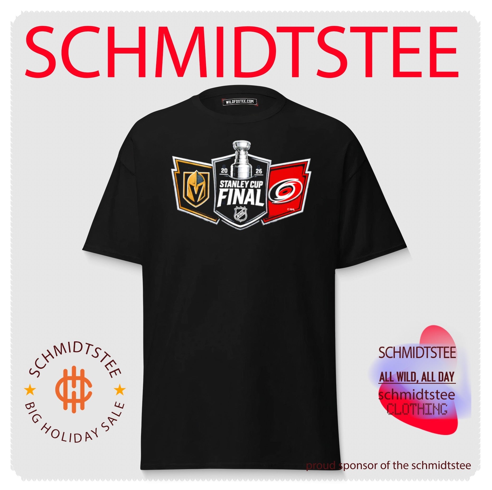 Vegas Golden Knights vs Carolina Hurricanes Stenley Cup Final shirt