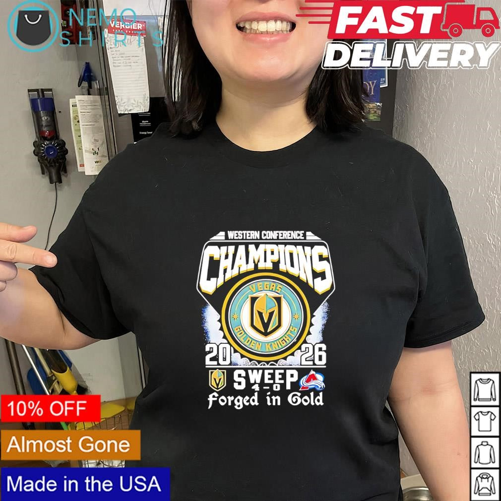 Vegas Golden Knights vs Colorado Avalanche Western Conference Champions 2026 logo shirt