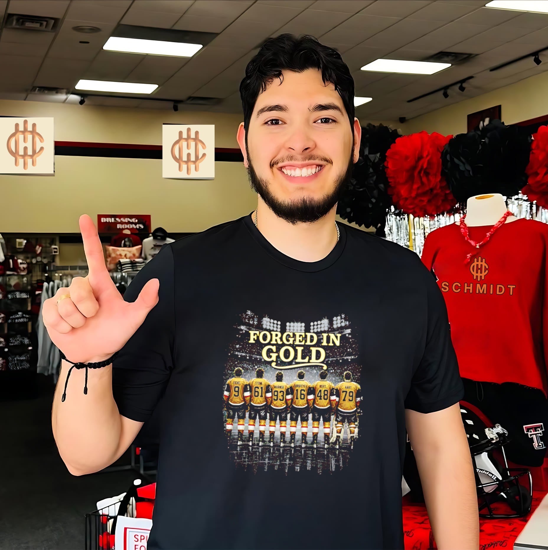 Vegas Hockey 2026 Playoffs Forged In Gold shirt