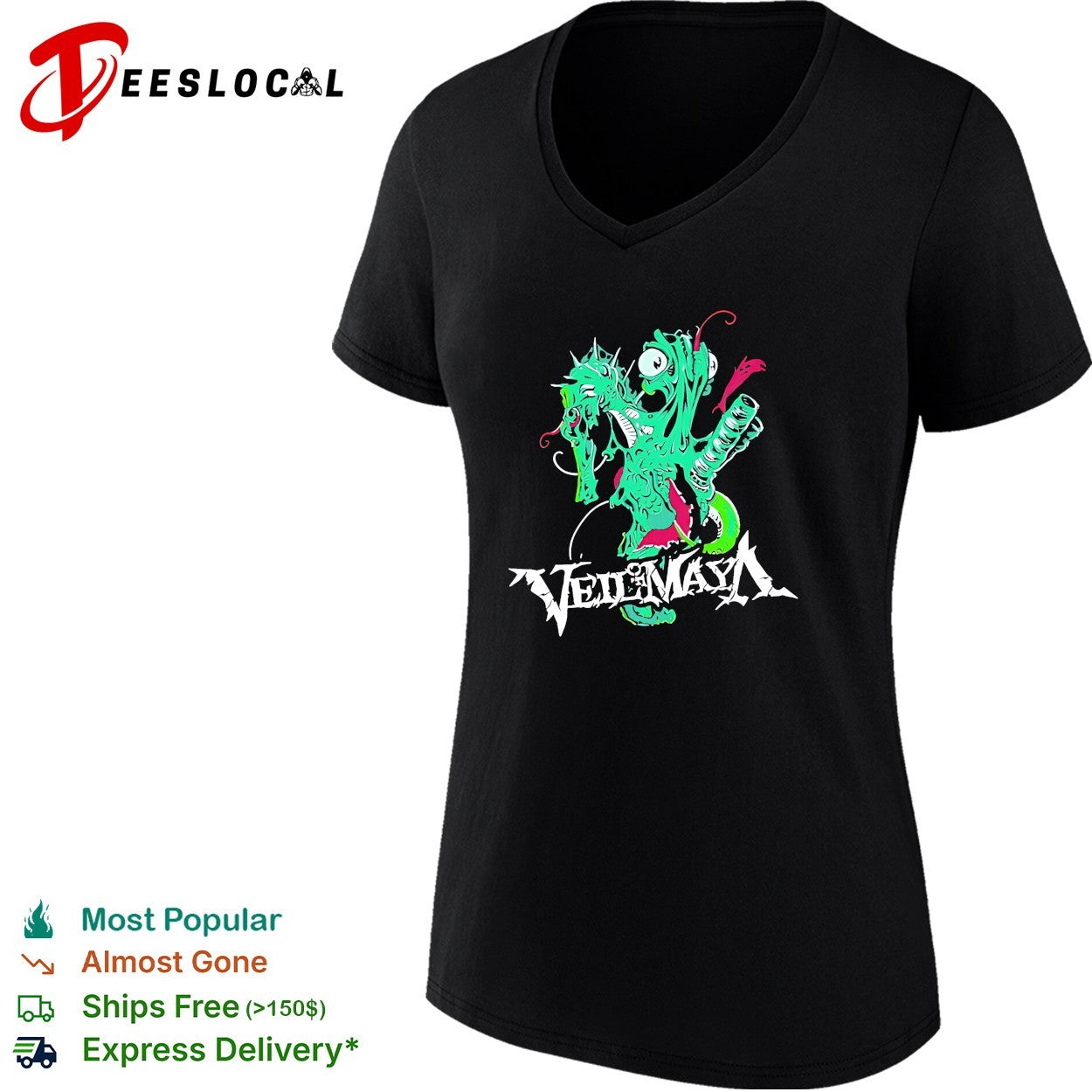 Veil of Maya Seahorse Monster metalcore shirt