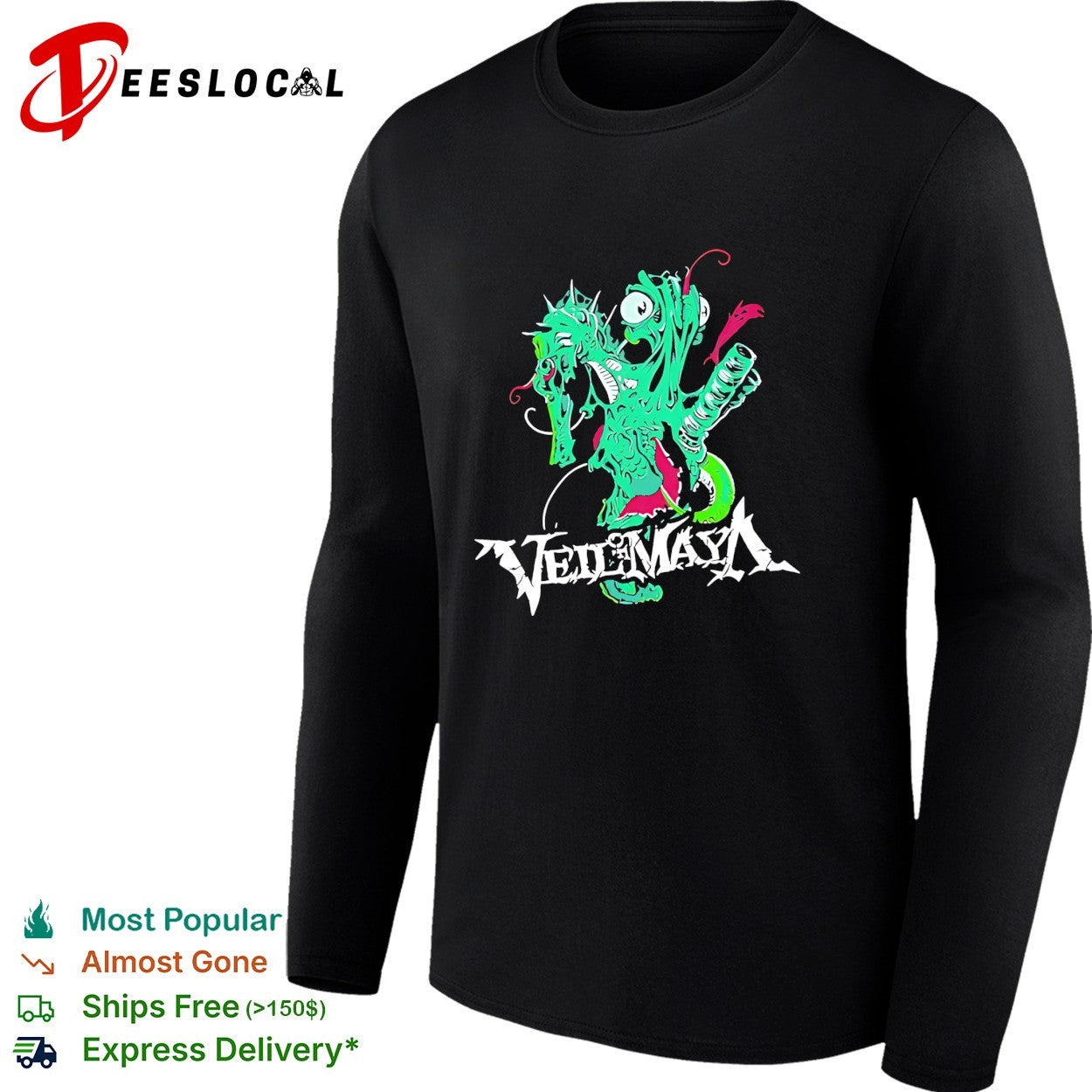 Veil of Maya Seahorse Monster metalcore shirt